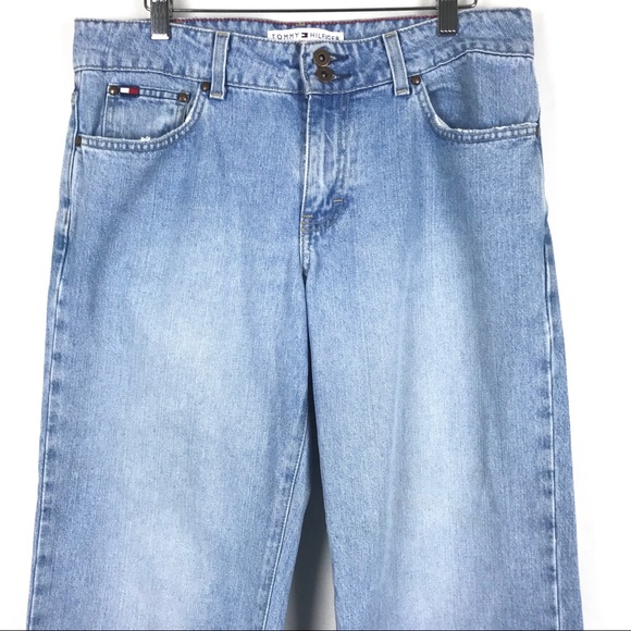 Tommy Hilfiger Stovepipe Crop Jeans 8 Denim Blue - Picture 2 of 8